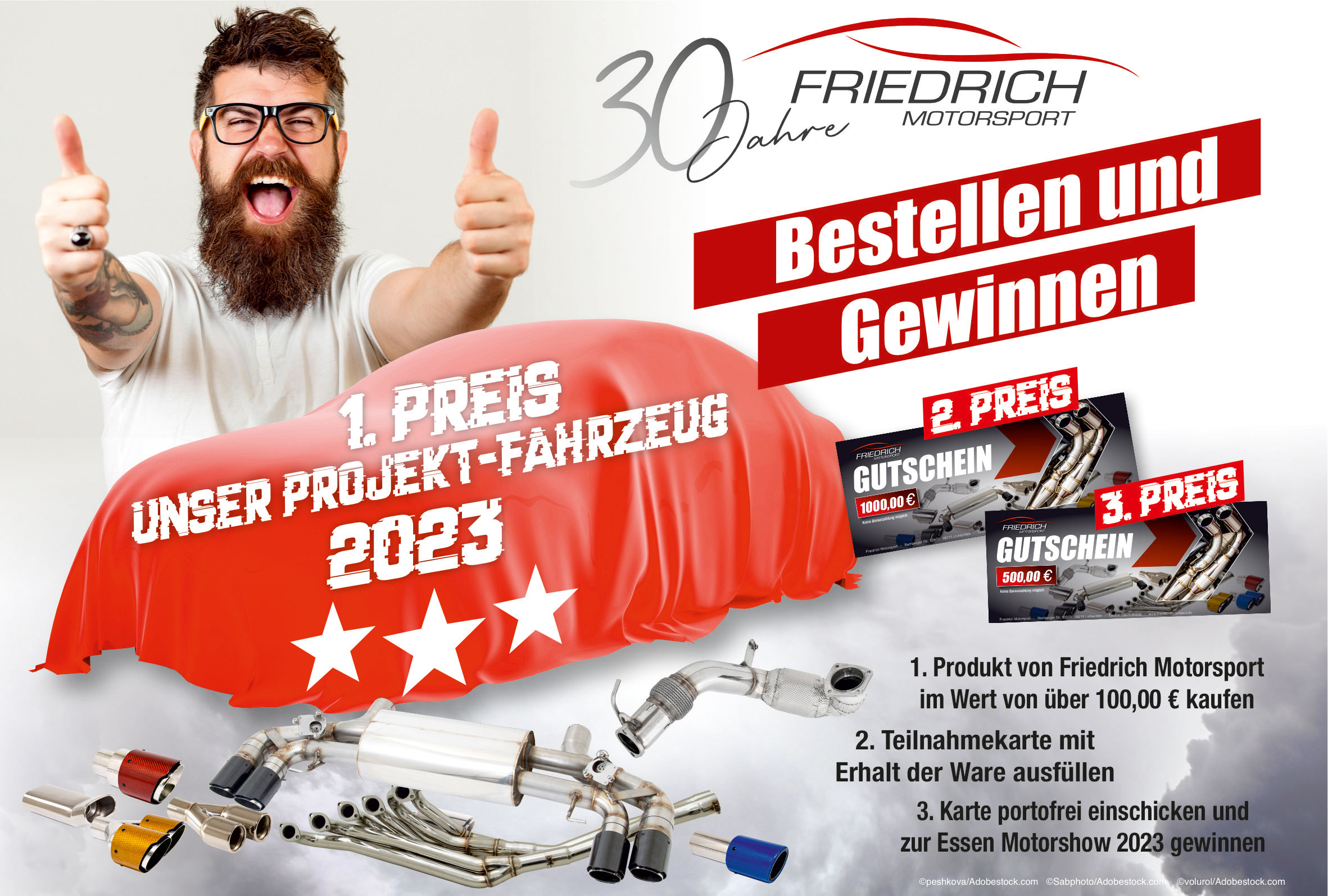 Friedrich Motorsport Gewinnspiel 2023