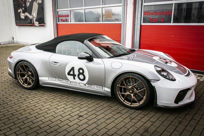 Seitenschweller Carbon links Porsche 991 Speedster